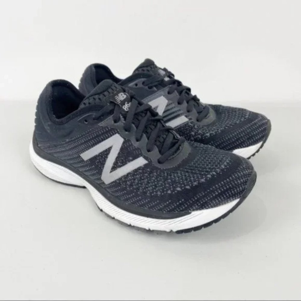 New Balance Black 860 Series Running Shoes Women Size 8.5 D (Wide)